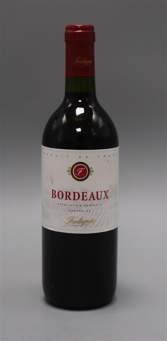 Six bottles of Bordeaux fontagnac
